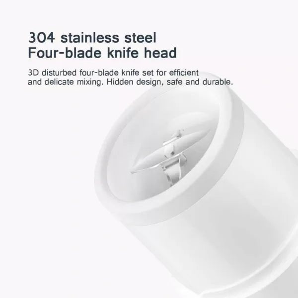 Xiaomi Mijia Mini Portable Blender β 300ml, 45W, Electric Fruit Juicer, White - Aera & Co.