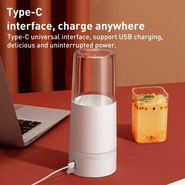 Xiaomi Mijia Mini Portable Blender β 300ml, 45W, Electric Fruit Juicer, White - Aera & Co.