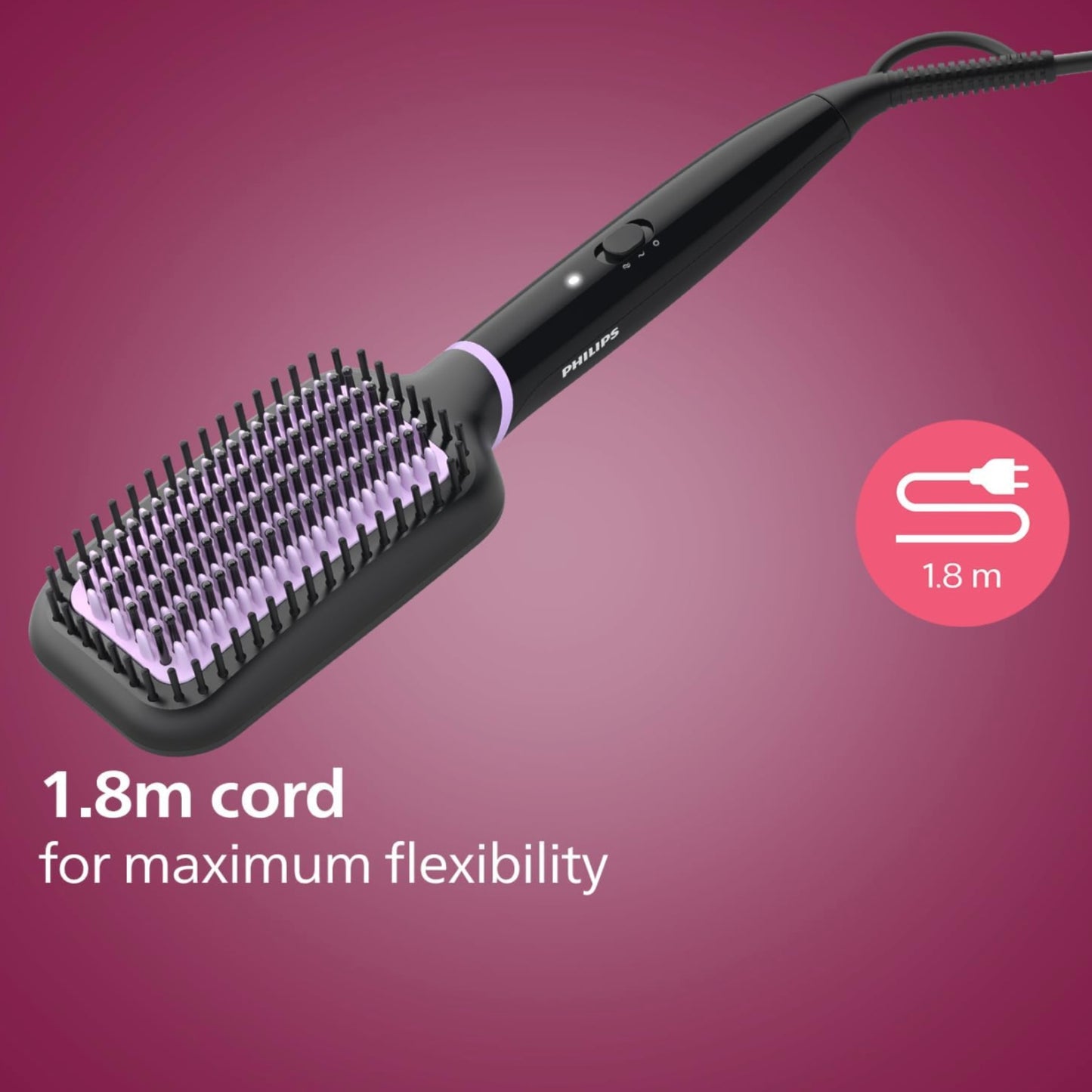 Philips BHH880 StyleCare Essential Heated Straightening Brush