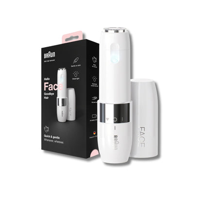 Braun FS1000 Mini Hair Remover for Face – Gentle & Instant Facial Hair Removal