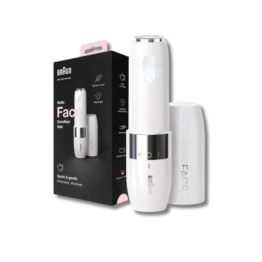 Braun FS1000 Mini Hair Remover for Face – Gentle & Instant Facial Hair Removal
