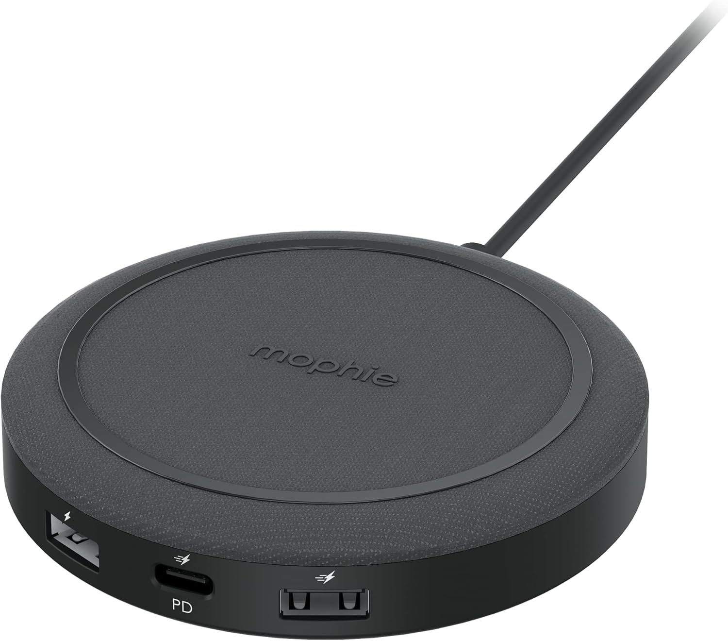 MOPHIE Wireless Charging Base– Sleek & Fast 15W Power, Black - Aera & Co.
