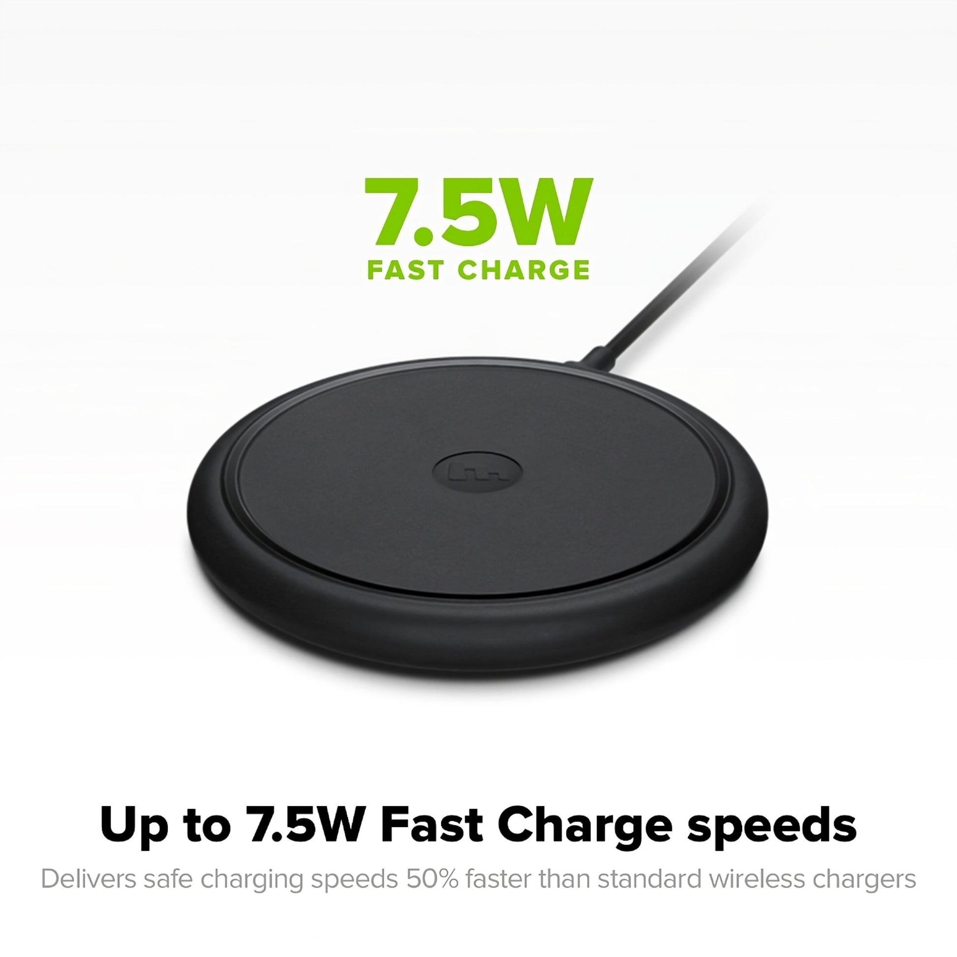 MOPHIE Wireless Charging Base– Sleek & Fast 15W Power, Black - Aera & Co.