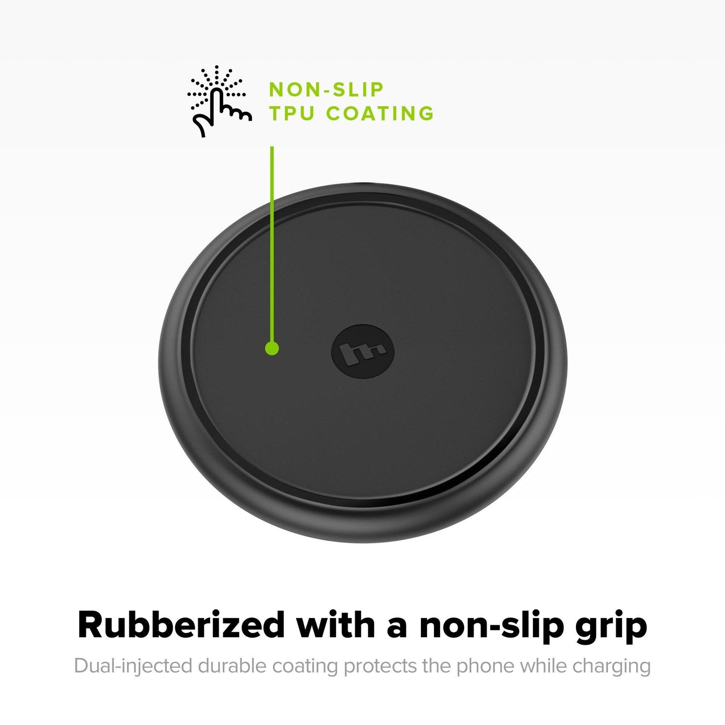 MOPHIE Wireless Charging Base– Sleek & Fast 15W Power, Black - Aera & Co.