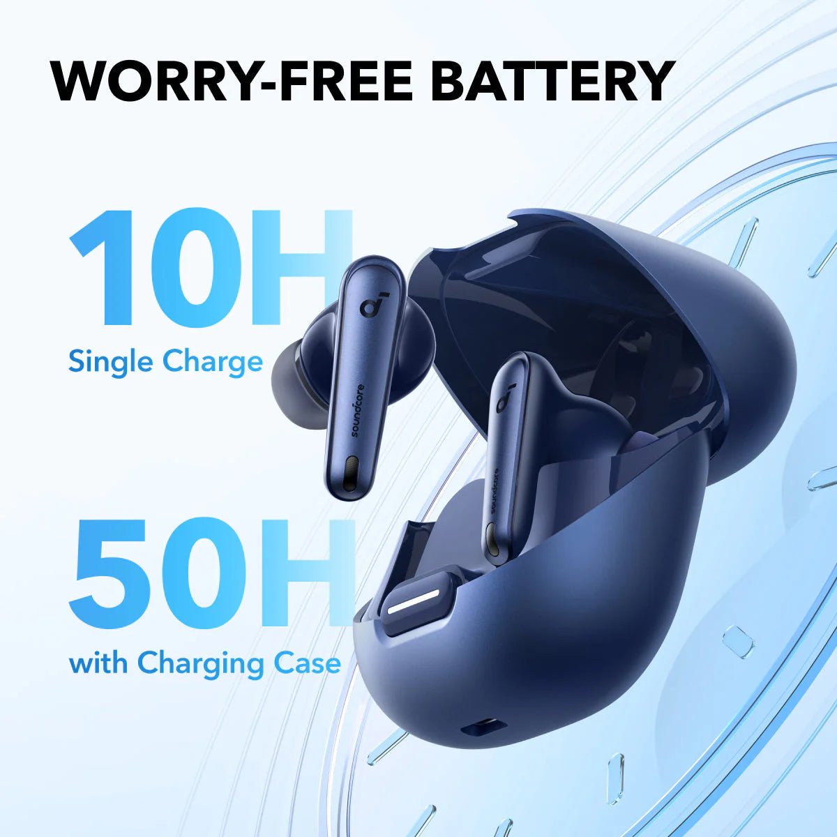 Soundcore Liberty 4 NC Noise Cancelling Earbuds – 50H Battery, Hi - Res Audio, Wireless Charging - Aera & Co.