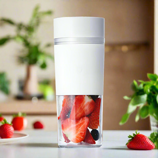 Xiaomi Mijia Mini Portable Blender – 300ml, 45W, Electric Fruit Juicer, White - Aera & Co.